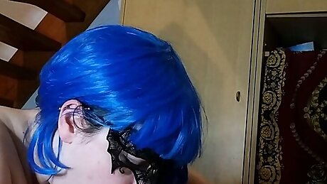 Sensual sloppy deepthroat and licking from my Anime bitch