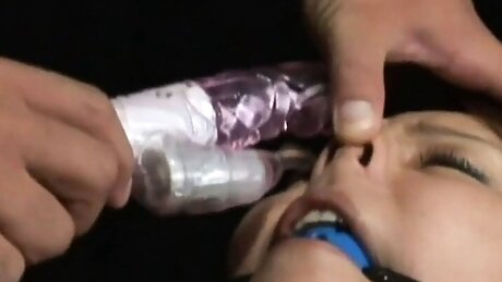 Doggystyled asian piss ho is fucked hard