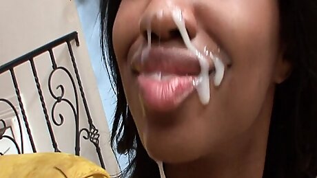 Superb ebony Jade Nacole gets fucked hard from behind