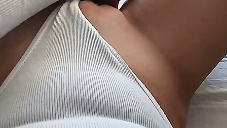 POV SOLO FEMALE IN BODYSUIT MASTURBATION