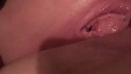 Pumped up plug in my pussy