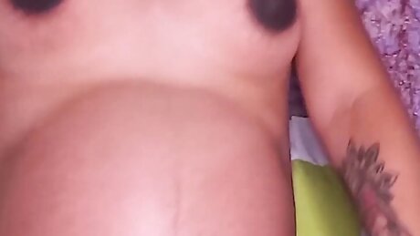 PREGNANT WOMAN COULDN'T HANDLE HARD AND ASKED FOR MORE FROM THE LOVER