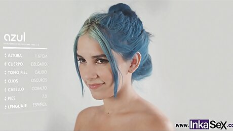 Azul, my virtual assistant, shy, seductive and addicted to sex. Min Galilea