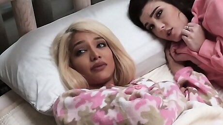 DaughterSwap - Gorgeous Teen Besties Need Their Stepdads Huge Dicks To Keep Them Warm At Night