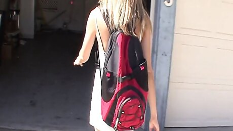 This blonde babe is going to make your dick harder than ever