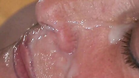 Busty blonde takes a nice cock