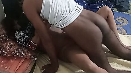 Pakistani Village Sex doggy style and passionate missionary and mouth cumshot porn video