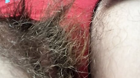 10 minutes of hairy pussy in your face panty fetish big clit bush