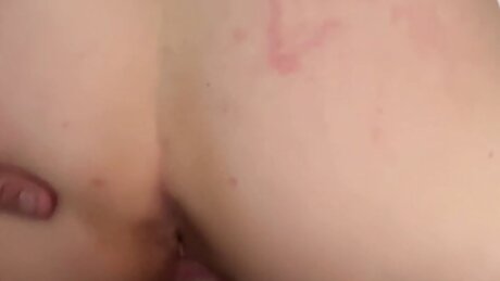 Quick Hardcore Back Shots- Doggy Style and Major Creampie- MrandMrsSmithPOV