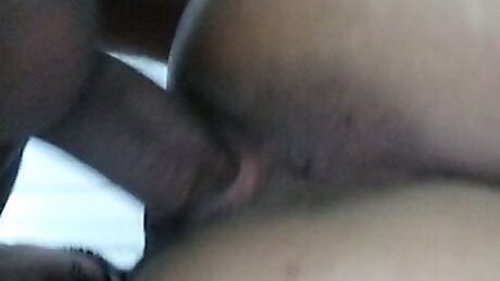 wife gets blacked raw in missionary rough sex her big ass and pussy pounded hard