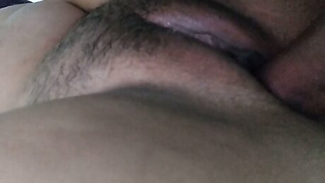 my cheating wife hairy pussy getting hard fucked by black boy maing me more cuckold