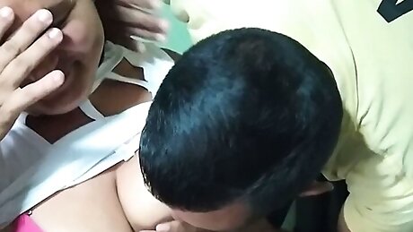 I suck the secretary's tits for a promotion.