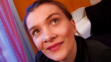 French amateur Millie is back for another hard anal pounding