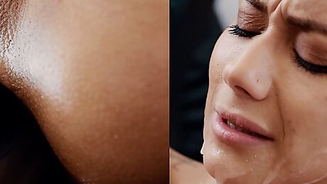 Real Life Hentai - Quadruple anal - Veronica Leal fucked and loaded with cum in Gym