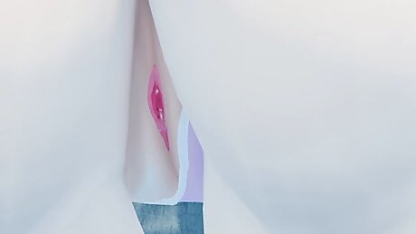 Deflowered a young slut who begged to bring her to orgasm with a big dick. Filled a member of a tight pussy.