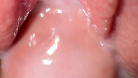 Extremely close up fuck tight teen pussy