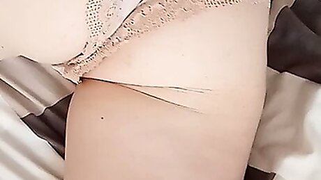 I stroke and rub my red pussy