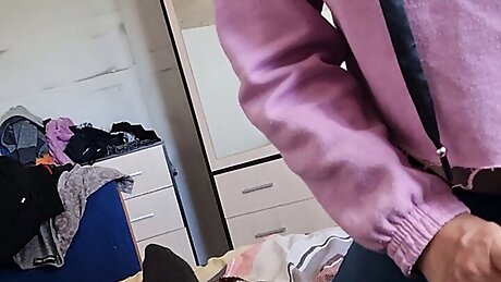 hot morning sex with talk and creampie