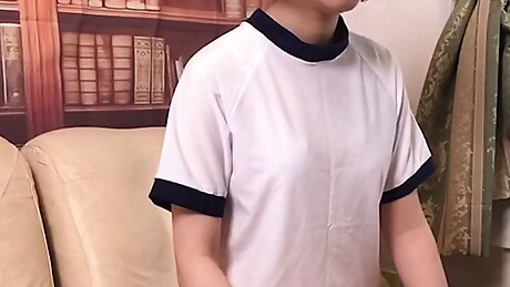 Uncensored beautiful girl restrained shame play humiliated beautiful girl gym uniform cosplay masturbation