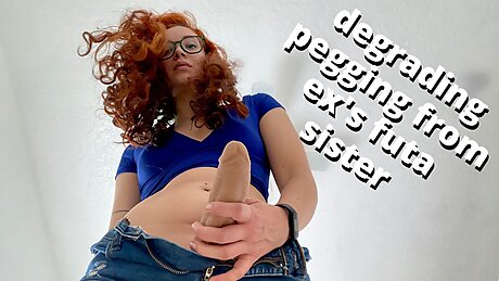 humiliating punishment pegging by your ex's futa sister for sniffing panties - full vid on Manyvids! veggiebabyy