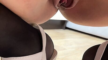 He got horny after a few seconds seeing my wet ass and fucked me hard