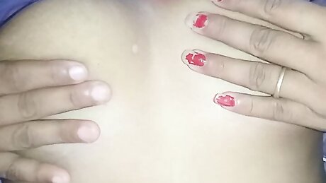 Jija ji sucking my tight boobs