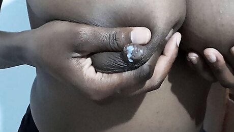 Too much milk on my tits, come suck baby
