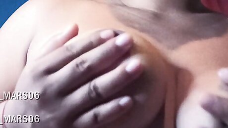 Latina masturbates in her window - Milena Mars