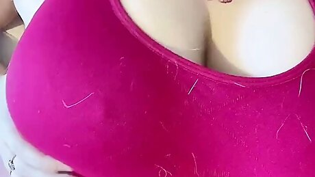 bbw touching your hot juicy body