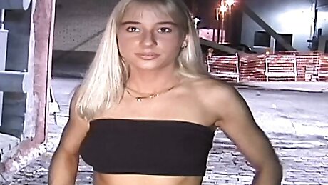 Hot Blonde Gets Naked In Ybor City