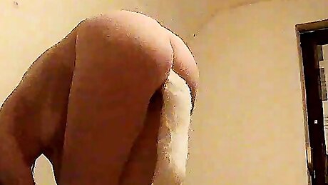 Nude art work with a plug tail in by KittieNoOne