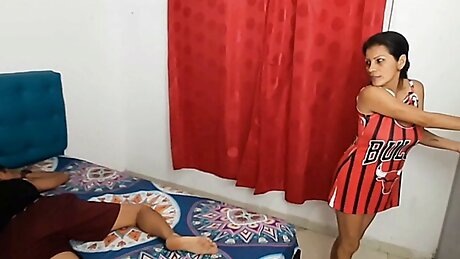 Go into my stepsister's room and tell her to suck my pussy