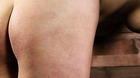 Teen Kept in Stocks and Caned on Ass