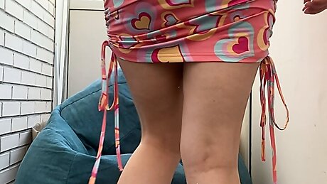 Busty MILF masturbates and cums