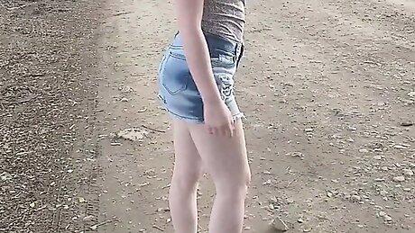 WE GO OUT FOR A RIDE ON THE MOTORCYCLE AND THEY EAT MY PUSSY AND PUT MY WHOLE DICK IN ME