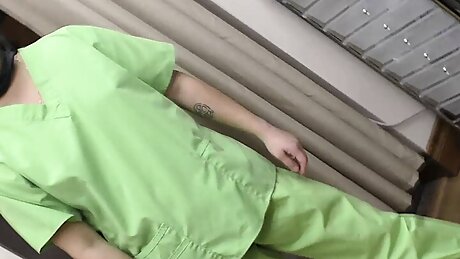 SFW NonNude BTS From Jasmine Rose's Dont Tell Doc I Cum On The Clock, Celebrating ,Watch Film At HitachiHoes.Com