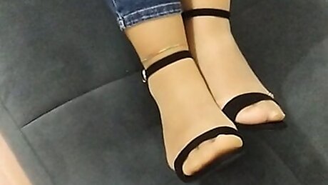 Turkish girl in black bra