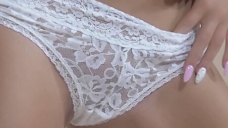 Stunning blonde, Abby Cross is moaning while cumming