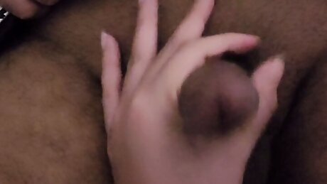 My desi wife gives me a hardcore handjob