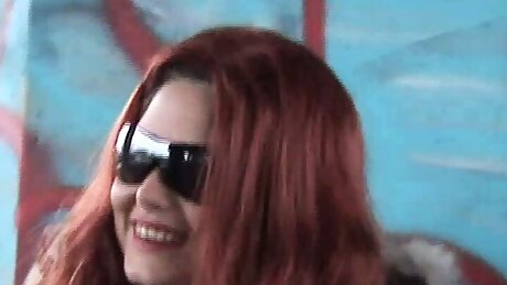 Beautiful bitch with old pig!