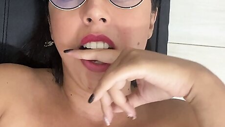 MY STEPSON FUCKS ME AFTER FINISHING THE HOT VIDEO CALL WITH HIS DAD - PART 2