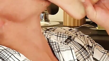 I cant wait to put your big cock between my silky feet JOI