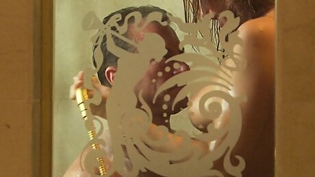 Big boobs damsel orgasms while getting throbbed fiercely