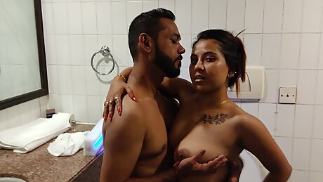 Hottest ever fucking scene of Tina and Rahul. They met in bathtub in bathroom. Hottest ever bathroom sex.
