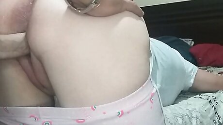 My Bratty Stepsis Lost A Bet, So She Had To Bend Over So That I Can Cum In Her Pussy