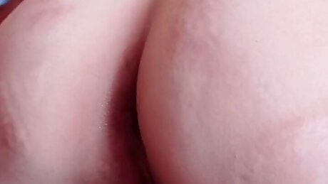 licking the anus of a girl.