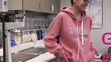 BTS From Angel Santana and Aria Nicole's The Pre Employment Physical, Celebrations and Discussions, GirlsGoneGynoCom