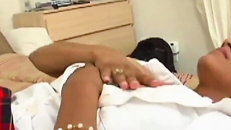 INDIA ebony fucks black cock to enjoy creampie