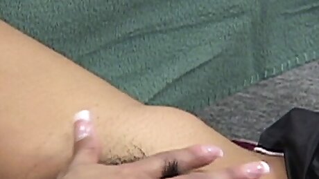 Asia and Cleopatra Enjoy lesbian sex and strap-on