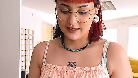 Mei needs a Sugar Daddy! Helping a redhead teen get the nice fuck she needs